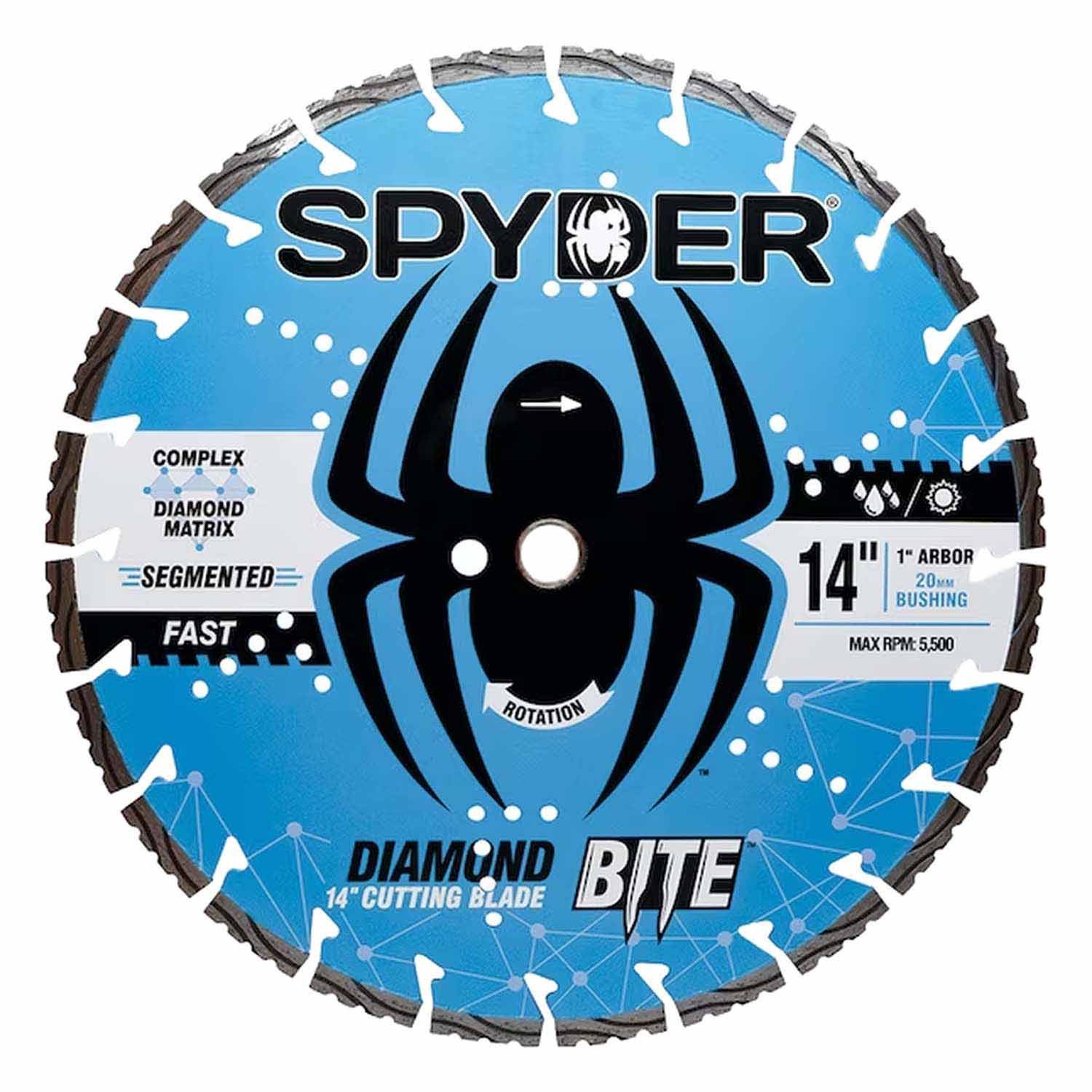 Spyder 14126 14-Inch Wet/Dry Turbo Segmented Diamond Diamond Saw Blade