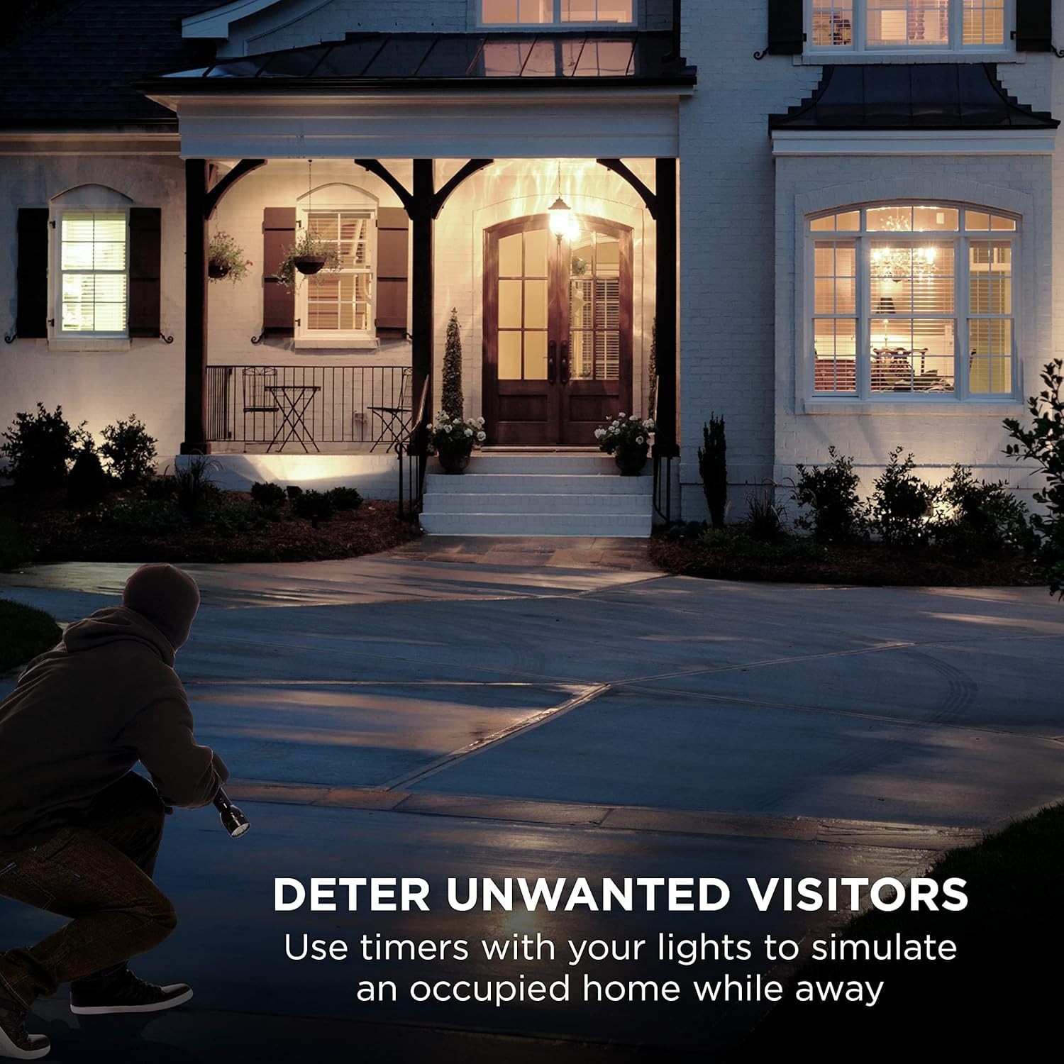 Elegant 24-Hour Dial Timer Switch for Lights & Fans - Override Function Included