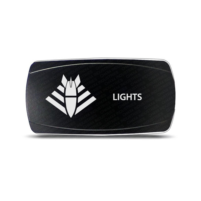 CH4X4 Rocker Switch Military Lights Symbol 20
