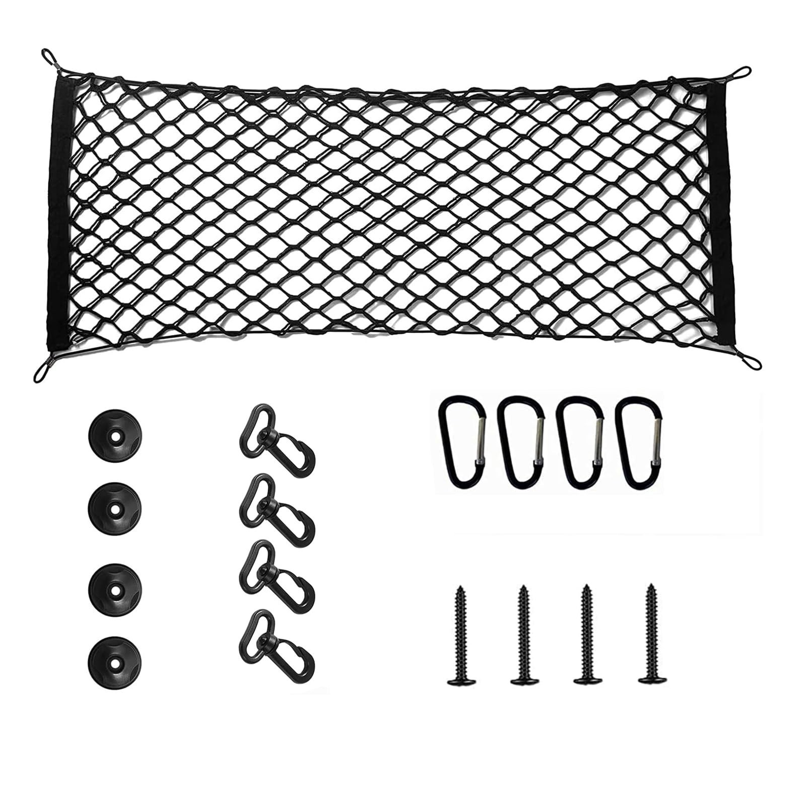 ZMD Truck Bed Cargo Net Nylon Universal Heavy Duty Truck Storage Mesh Pouch P...