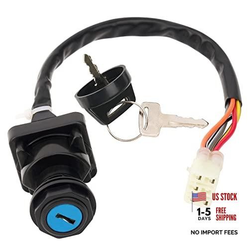 Ignition Key Switch 37110-38F19 Compatible with Suzuki LTA LTF 400 Eiger LTA
