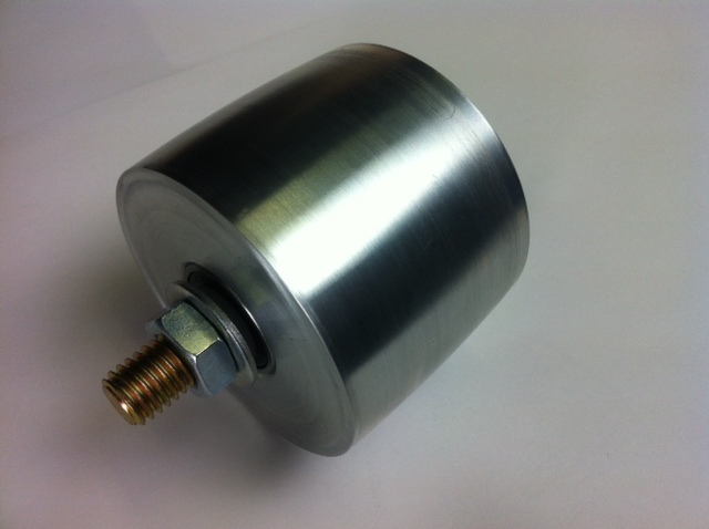Belt Grinder Tracking Wheel for 2x72" knife making grinder with bolt axle