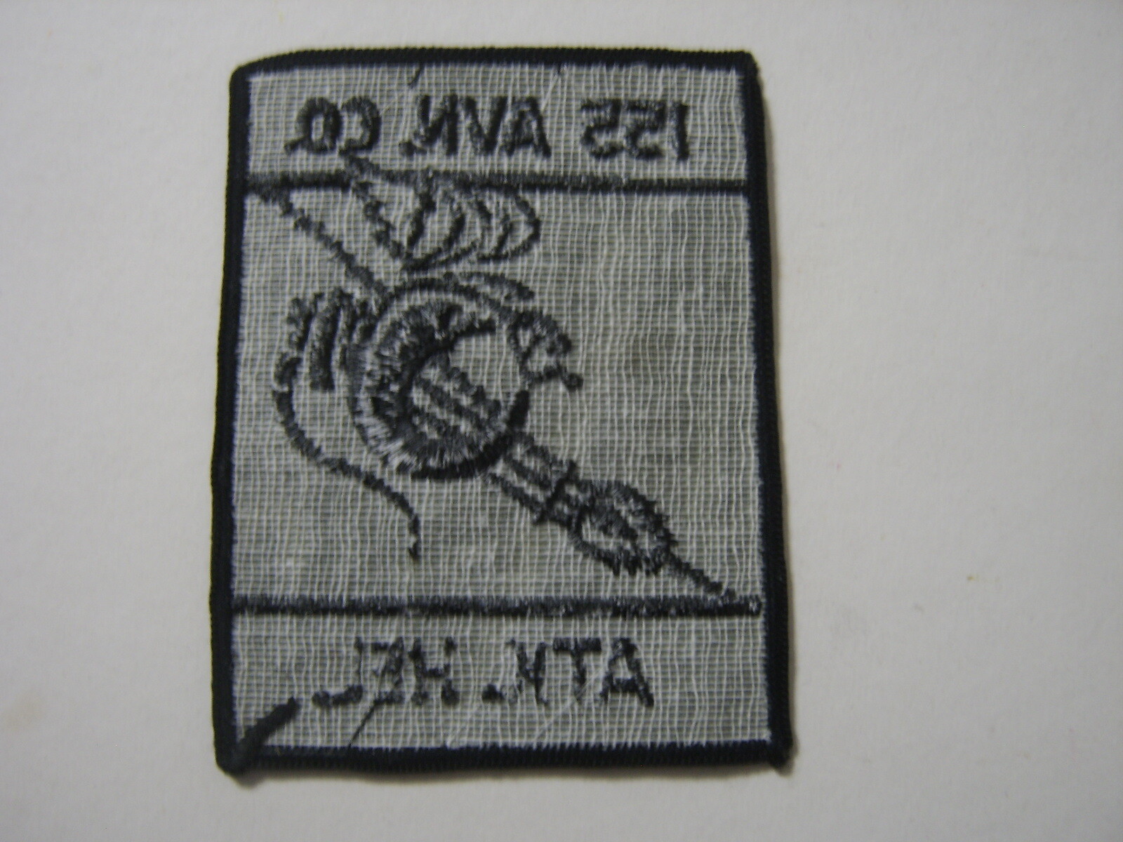 ARMY 155th AVIATION COMPANY ATTACK HELICOPTER PATCH SUBDUED VIETNAM MADE