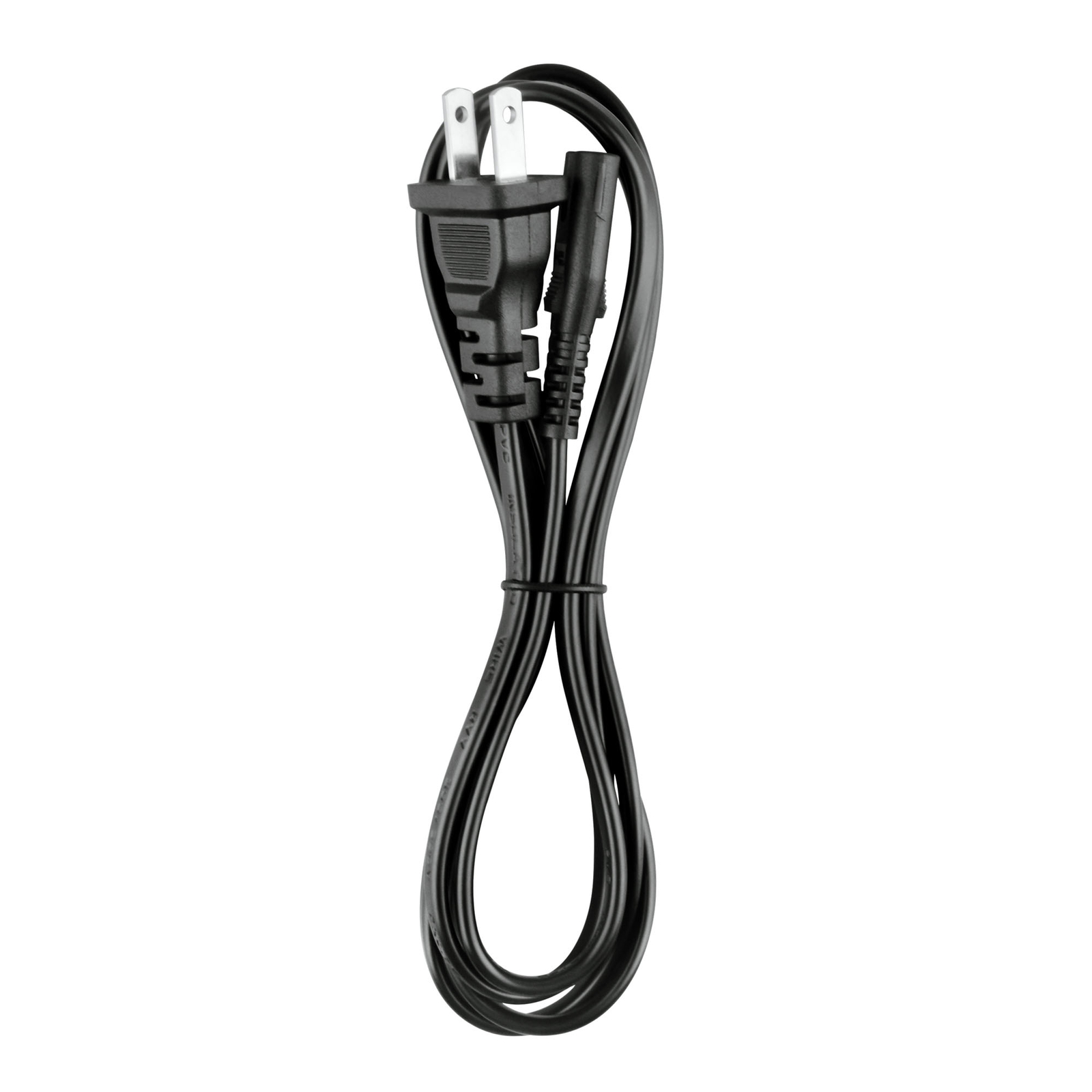 5ft AC Power Cord Cable For TCL 43S425 43S431 43S515 48FS3750 TV 2-Prong Wire