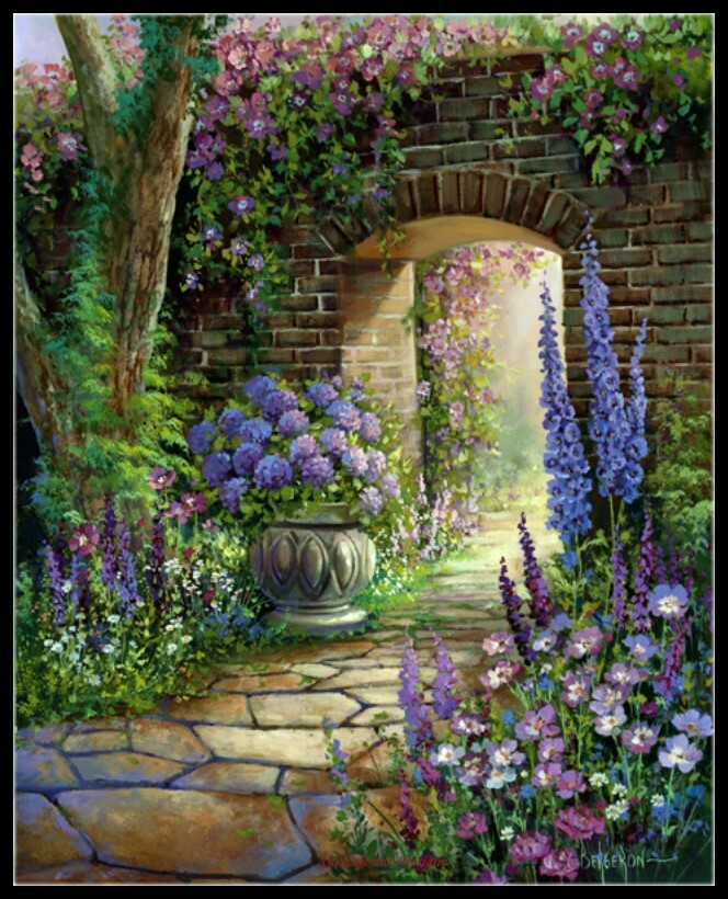 Poet’s Retreat - Chart Counted Cross Stitch Patterns Needlework DIY DMC Color