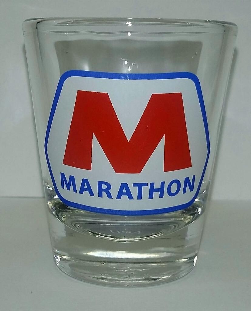 Marathon Gasoline 1½ Shot Glass
