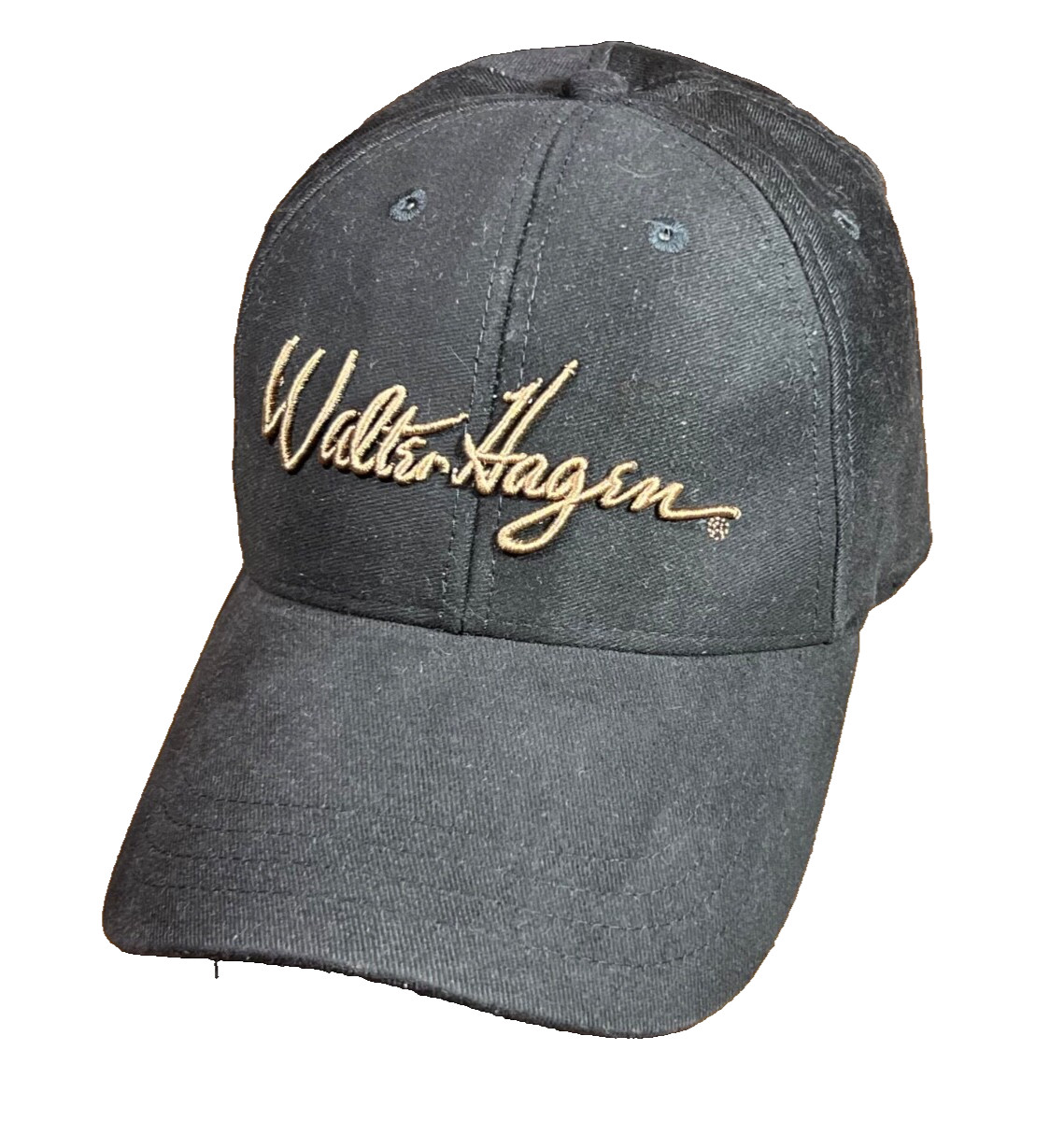 RARE Black 'Felt' Texture Walter Hagen Signature Series Adjustable BOX SHIPPED
