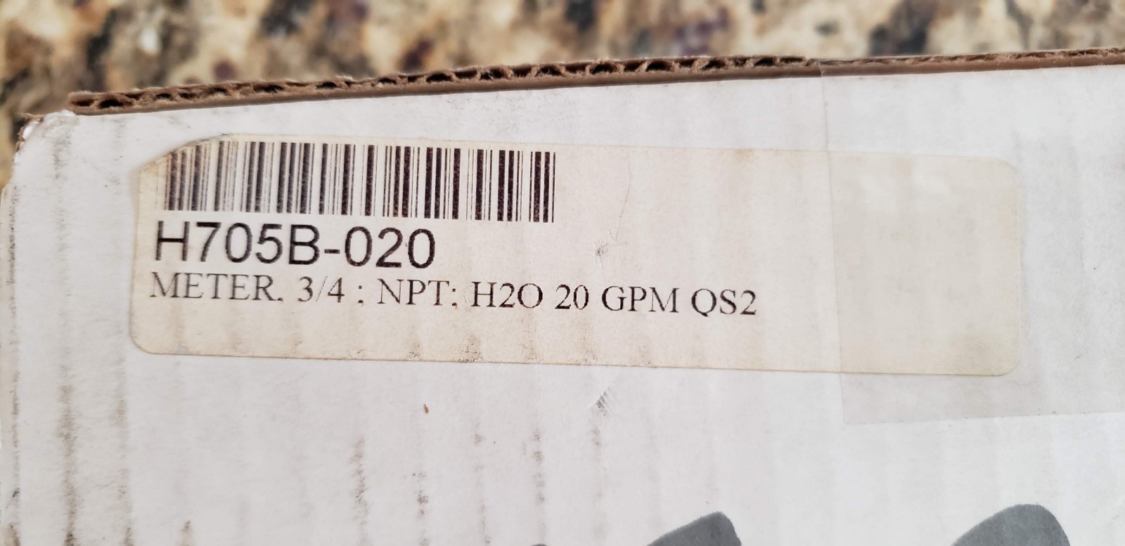 HEDLAND H705B-020 INLINE FLOW METER