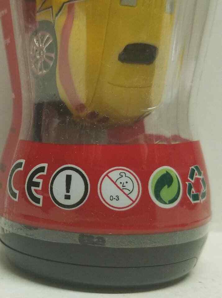 RC Remote Controlled Car In A Bottle Yellow (LOC BK-20)