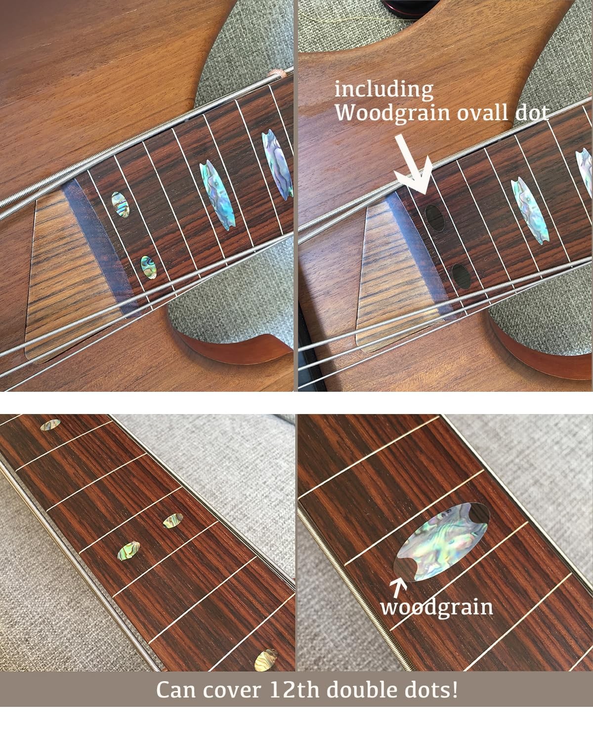 Base Position Mark Instrument Inlay Sticker/Decal (FB-298OC-WT)