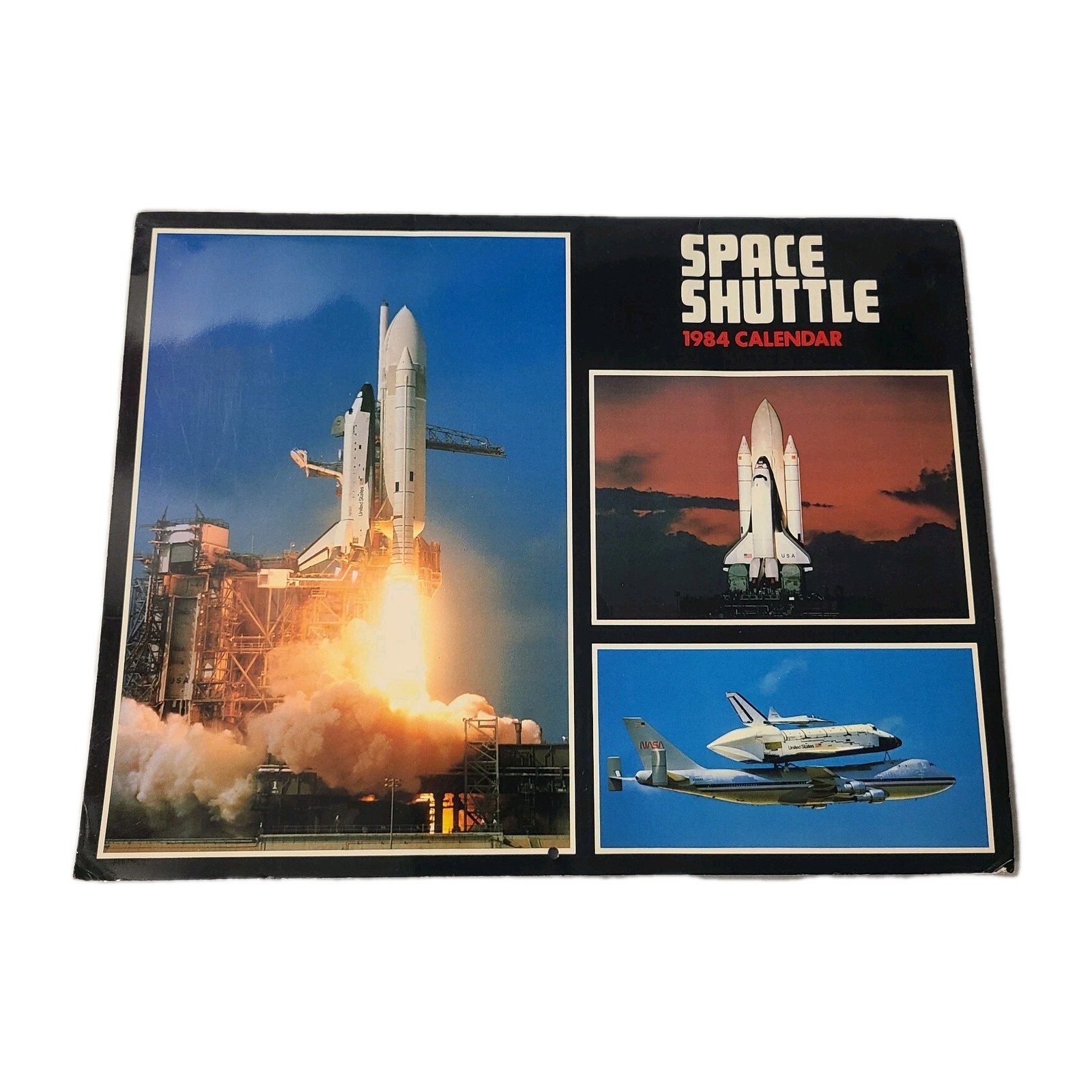 Vintage 1984 Space Shuttle Calendar Unused NASA Columbia Color Photos 10 X 13"