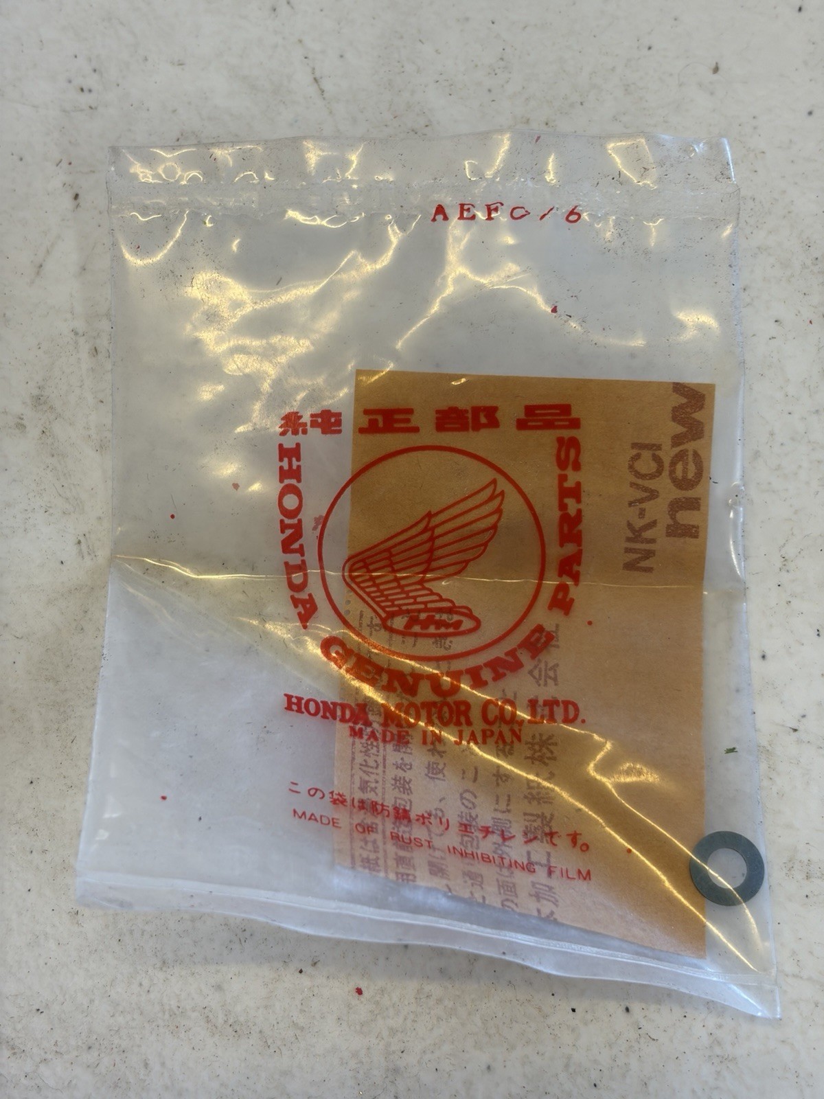 NOS Genuine Honda Exhaust Manifold Washer CR125R 1984 1985 84 85 | 90451-KA3-740