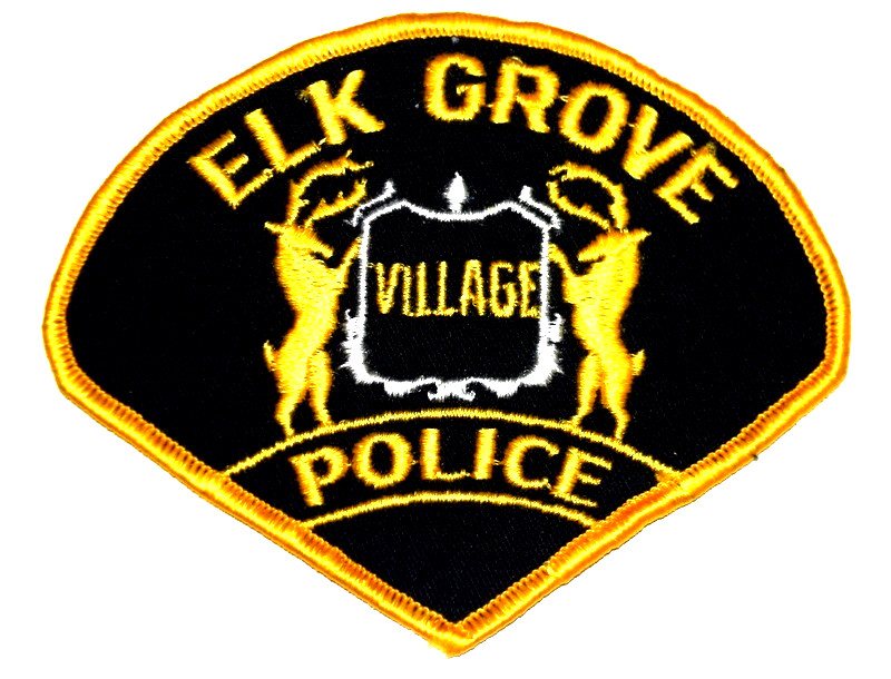 ELK GROVE VILLAGE – POLICE - ILLINOIS IL Sheriff Police Patch VINTAGE OLD MESH
