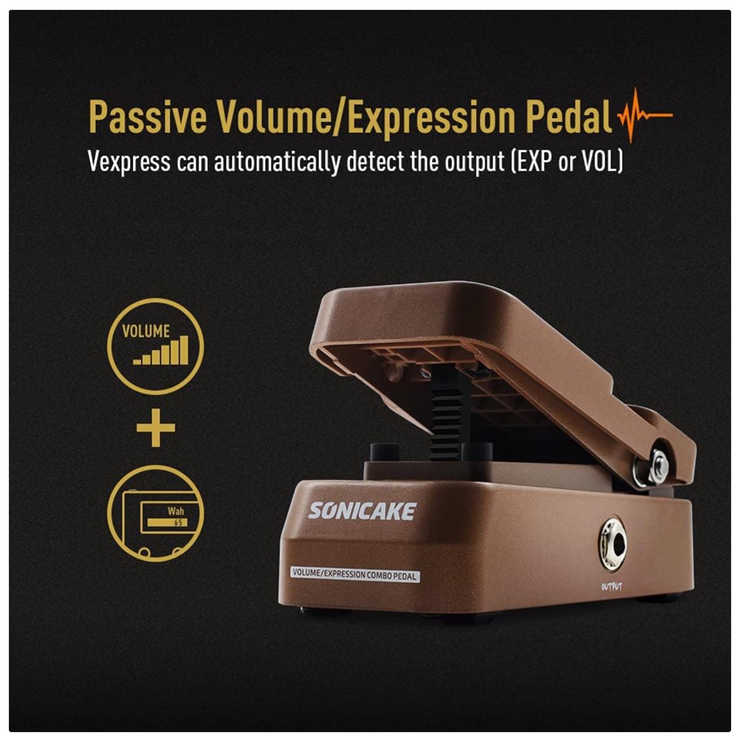 Mini Guitar Volume & Expression Pedal