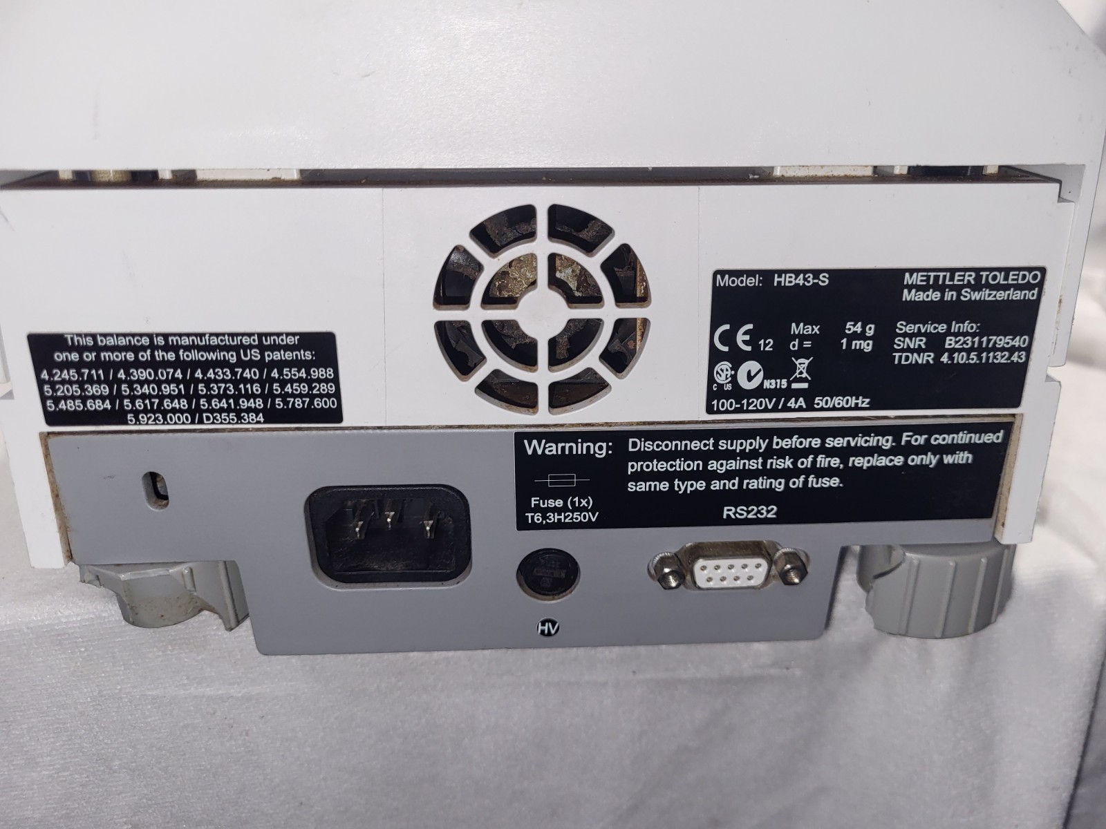 METTLER TOLEDO HB43-S Halogen Moisture Analyzer