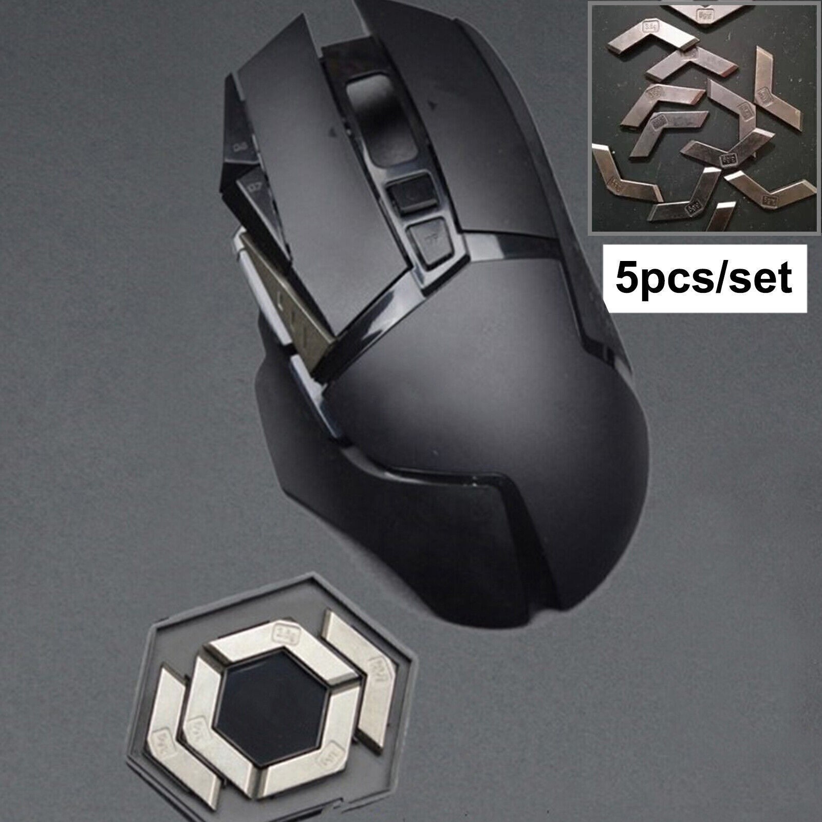 For Logitech G502 Proteus Core & RGB Mouse Counterweight Balance Tuning 5PCS/Set