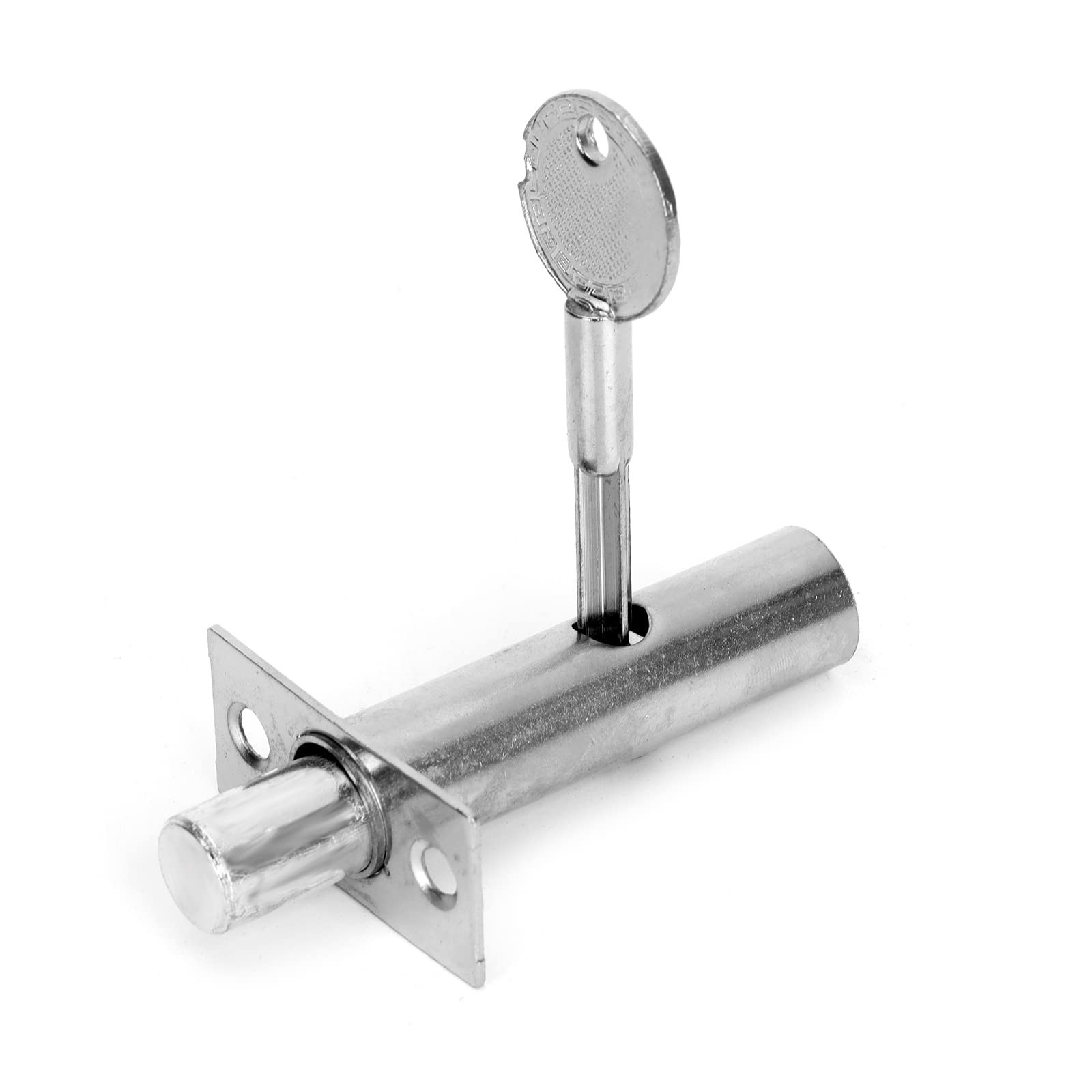 2 Set Hidden Manager Tubewell Key Mortise Lock Stainless Steel with Key and S...