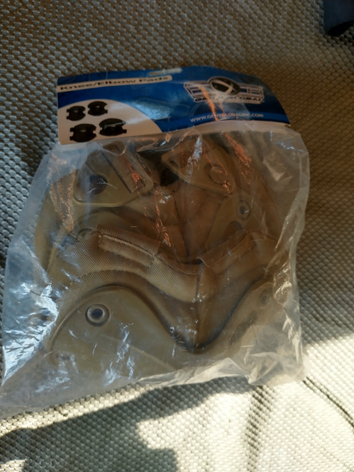 New GXG GenXGlobal Tan/Brown Paintball Knee & Elbow Pads