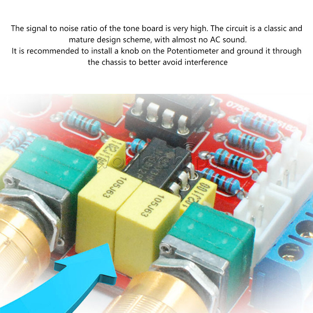 NE5532 Preamplifier Potentiometer Volume Control Board Power Amplifier Module