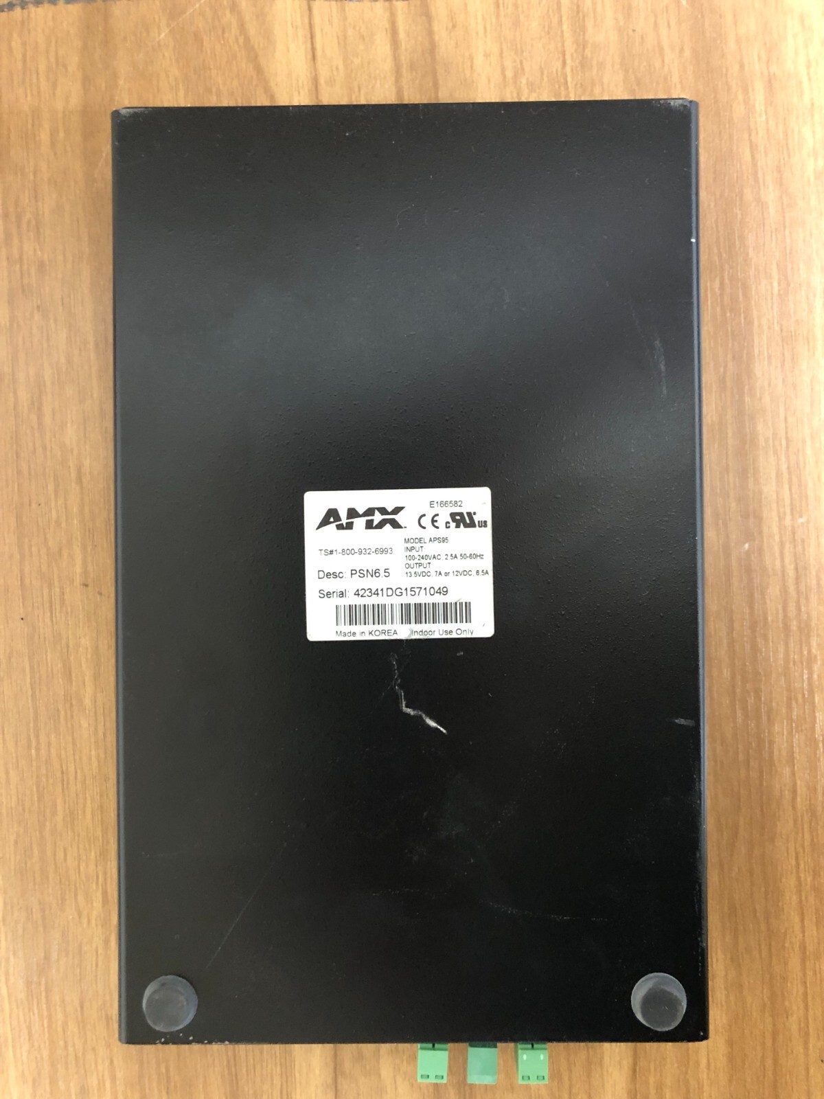 AMX APS95 Psn6.5 Model NetLinx Power Supply