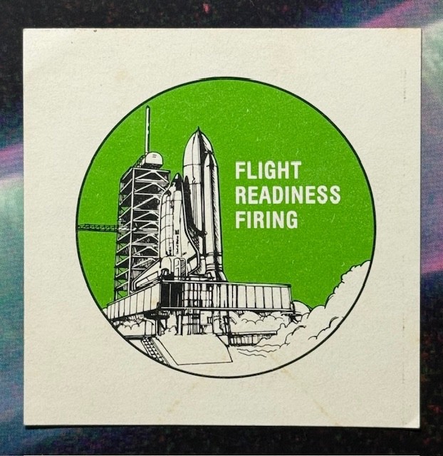 FLIGHT READINESS FIRING 2.5 X 2.5 OBSCURE VINTAGE DECAL STICKER