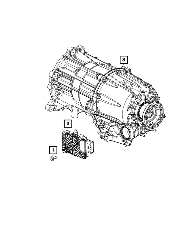 Genuine Mopar Transfer Case Control Module 68593803AB