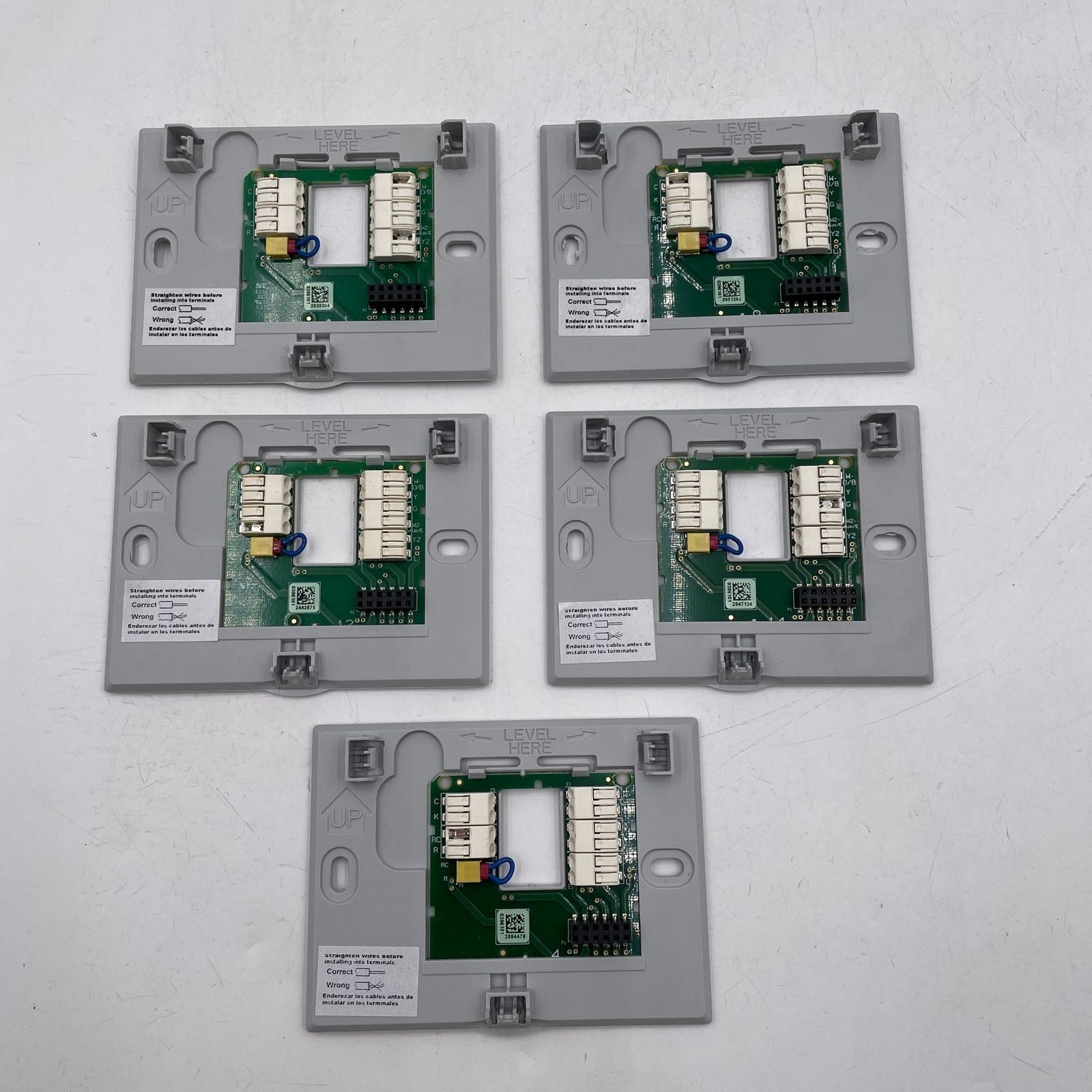 Lot of 5 Mounting Plate for Honeywell Thermostats RTH9600 RTH9580 RTH9585 - READ