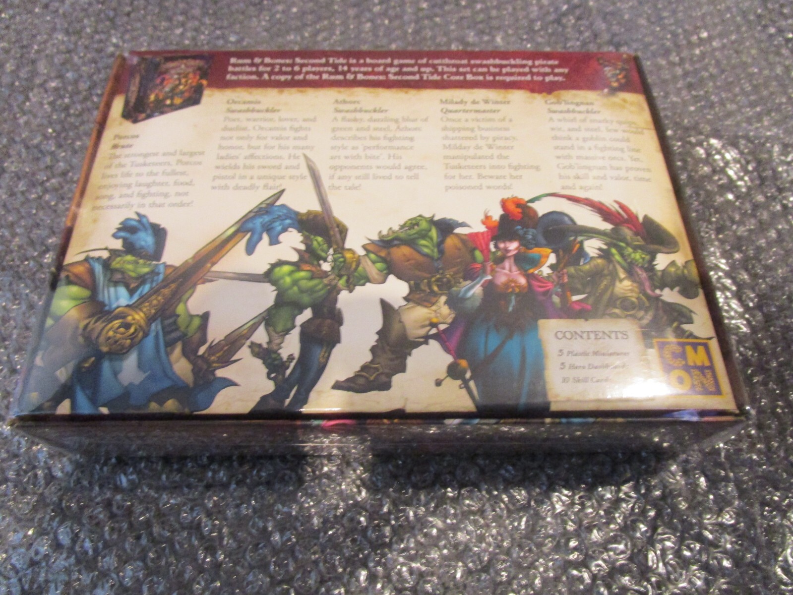 RUM & BONES Second Tide Kickstarter Exclusive Tusketeers Hero Pack Expansion