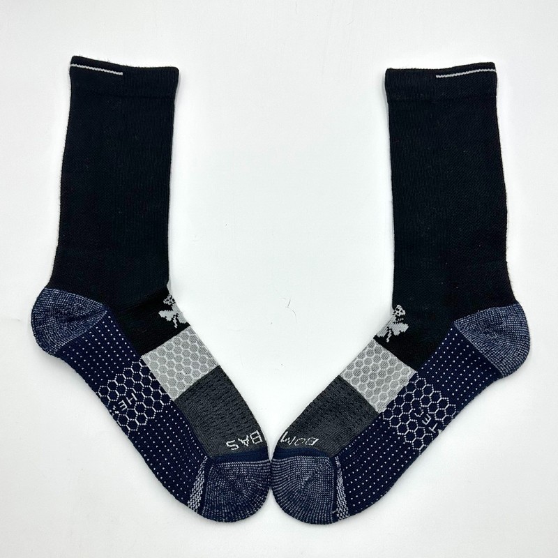 BOMBAS 3 Pairs Men's All-Purpose Performance Calf Socks Cushion Size L 9.5-13