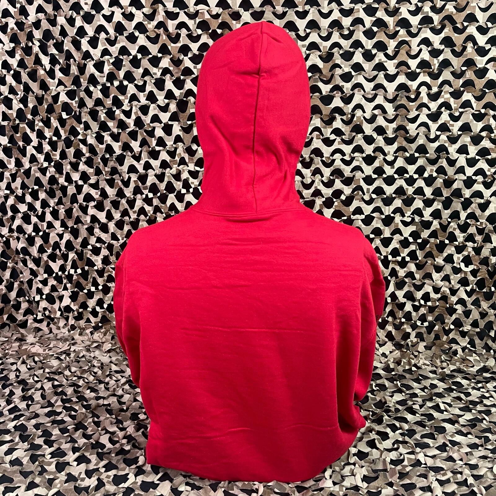 NEW First Strike Pull Over Hooded Sweatshirt - Red - X-Large