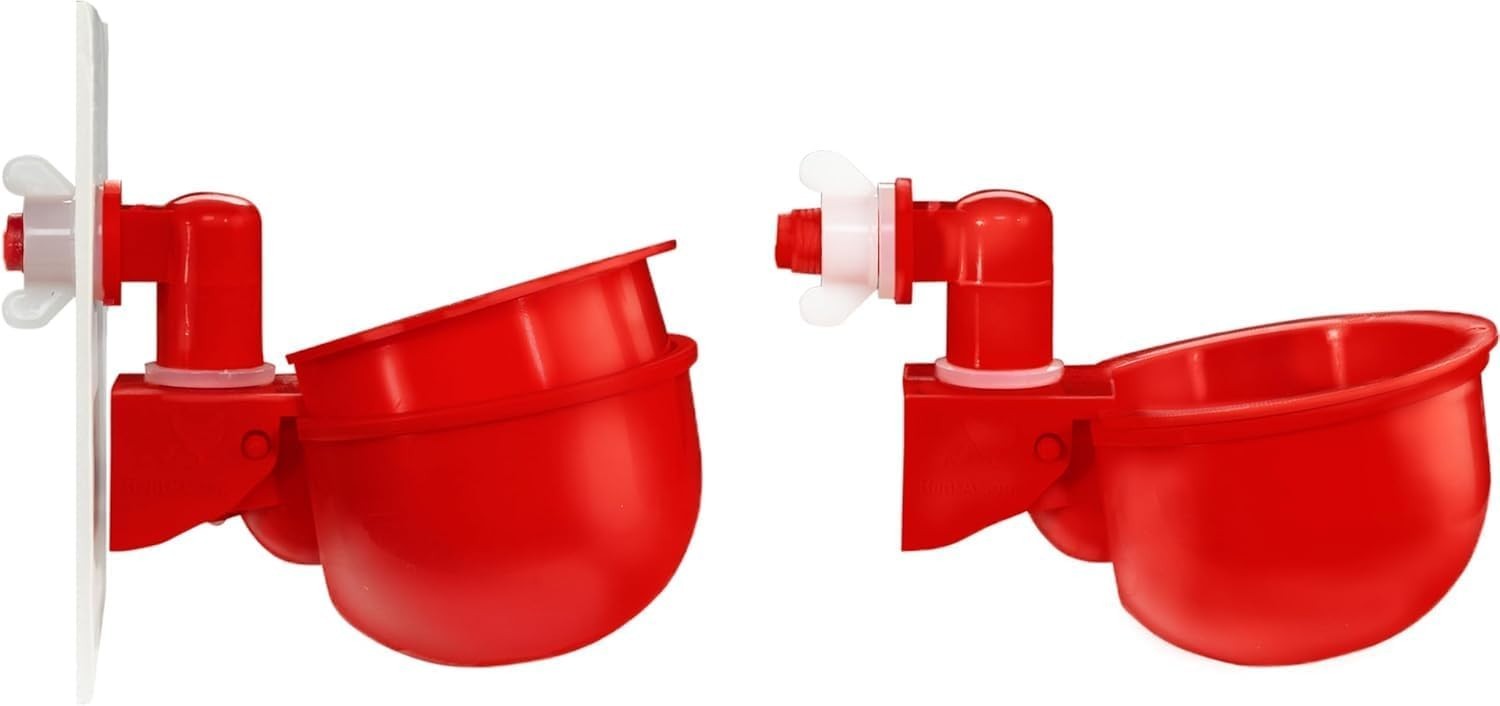 DIY Waterer Kit Auto-Fill Cups with Inserts 2 Pack