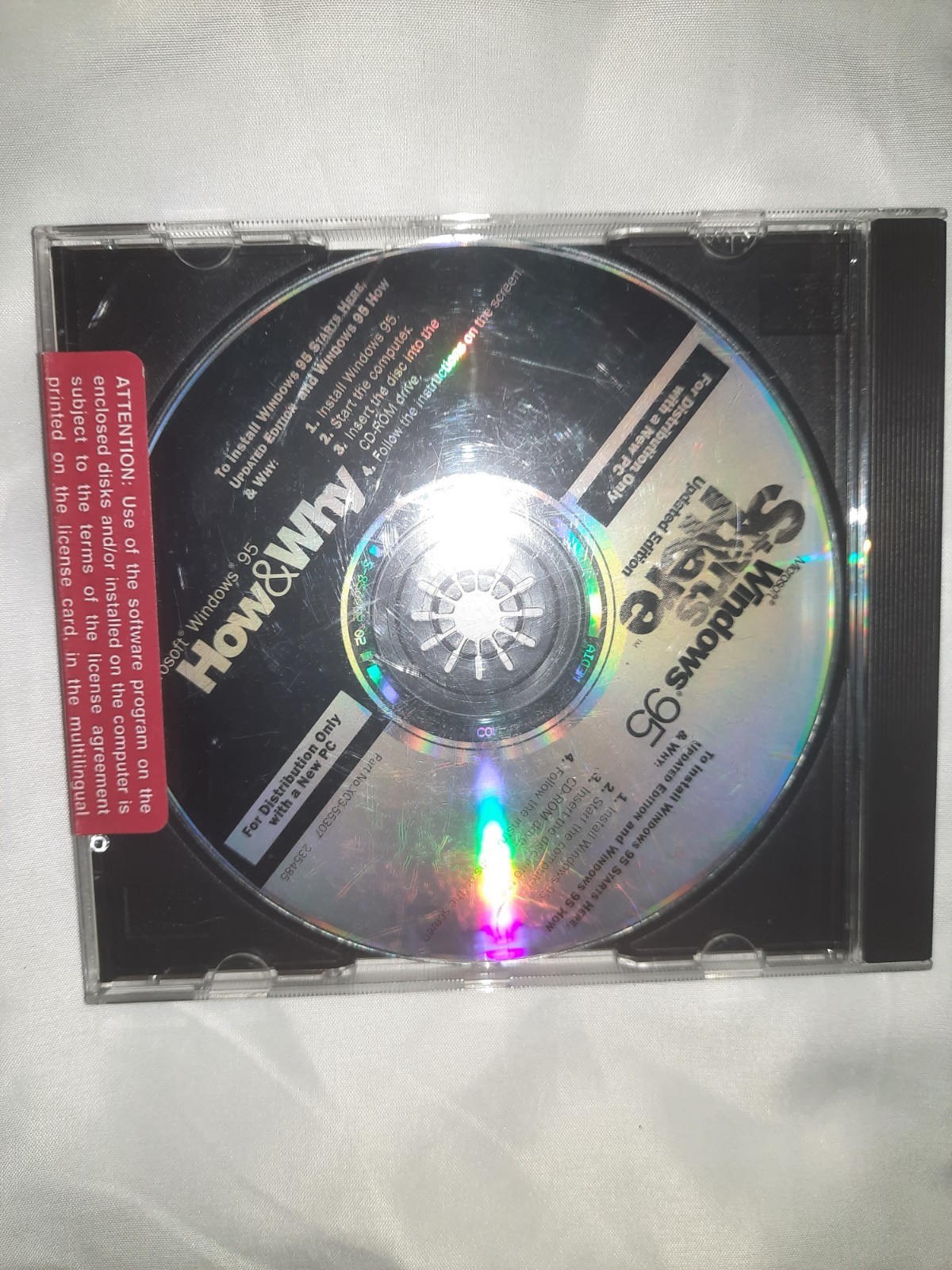 SEALED Windows 95 Start Here Updated Edition How & Why PC CD