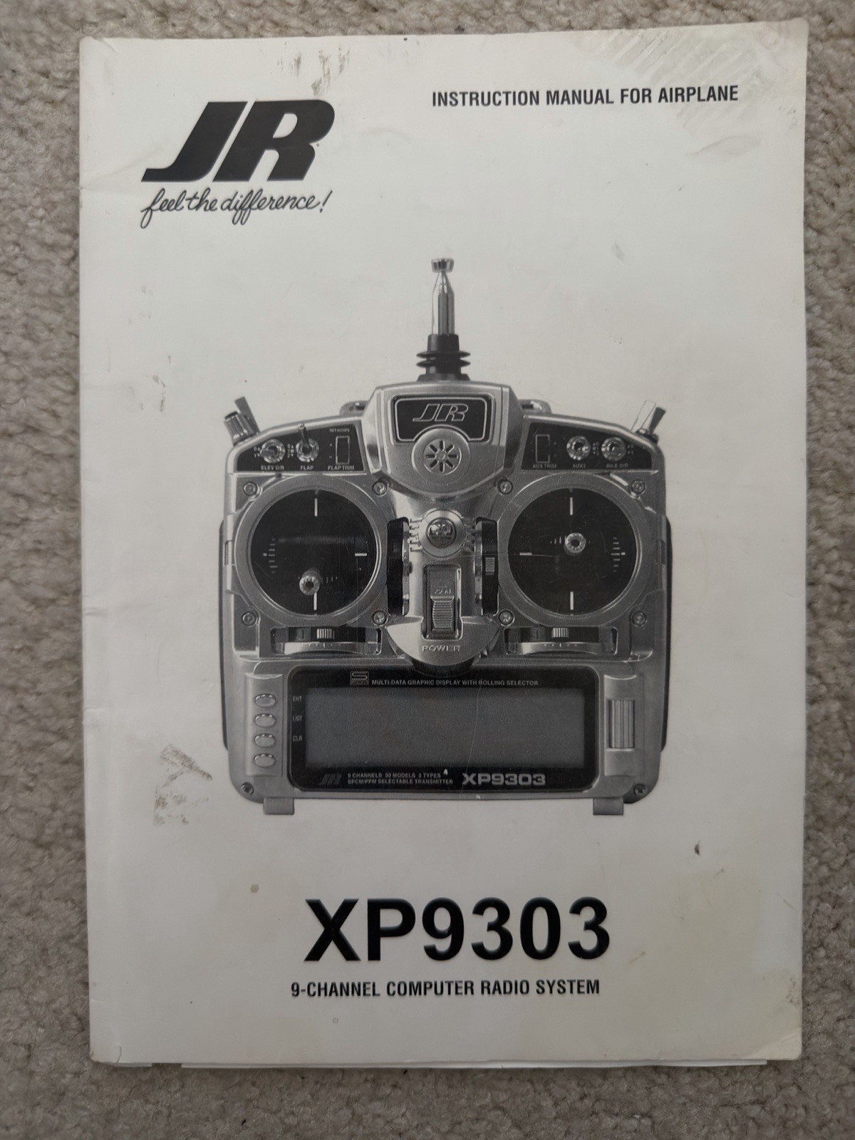 JR XP9303 manual
