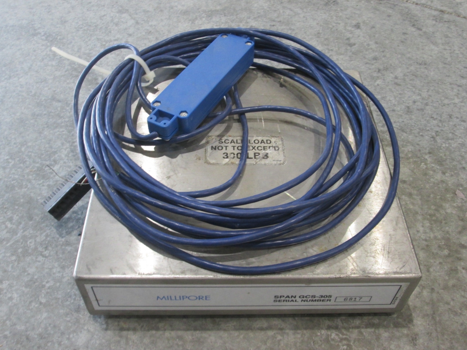 Span, Model GCS-305, 300LB Max Scale w/SAM-305 Scale Amplifier, Used