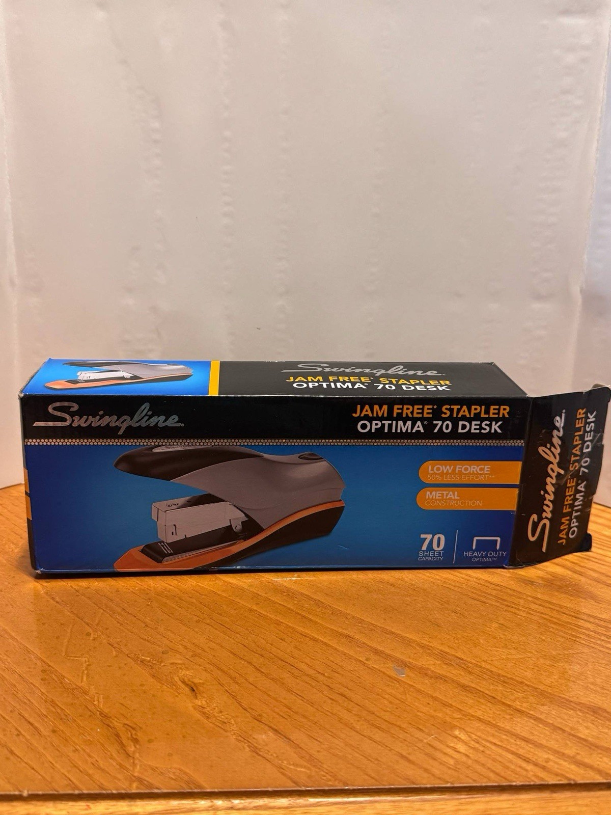 Swingline Jam Free Stapler OPTIMA 70 DESK Flat Clinch 70 Sheet