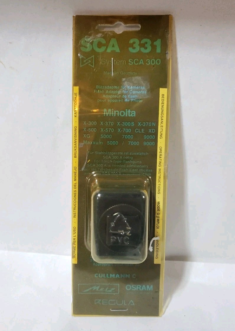 METZ - SCA 331 - FLASH ADAPTER - ADATTATORE per FLASH - Fotocamere MINOLTA