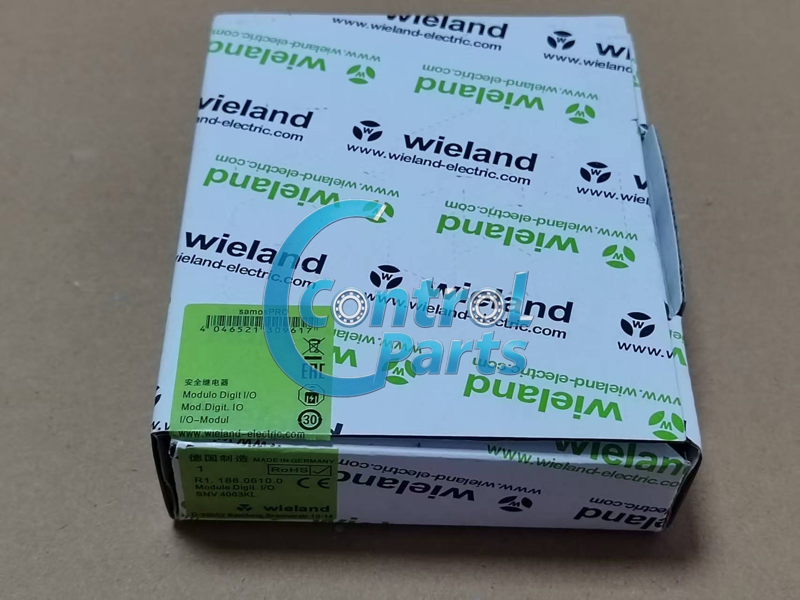 1PC NEW FOR WIELAND SNV 4063KL Safety Relay R1.188.0610.0 Control Logic 24VDC