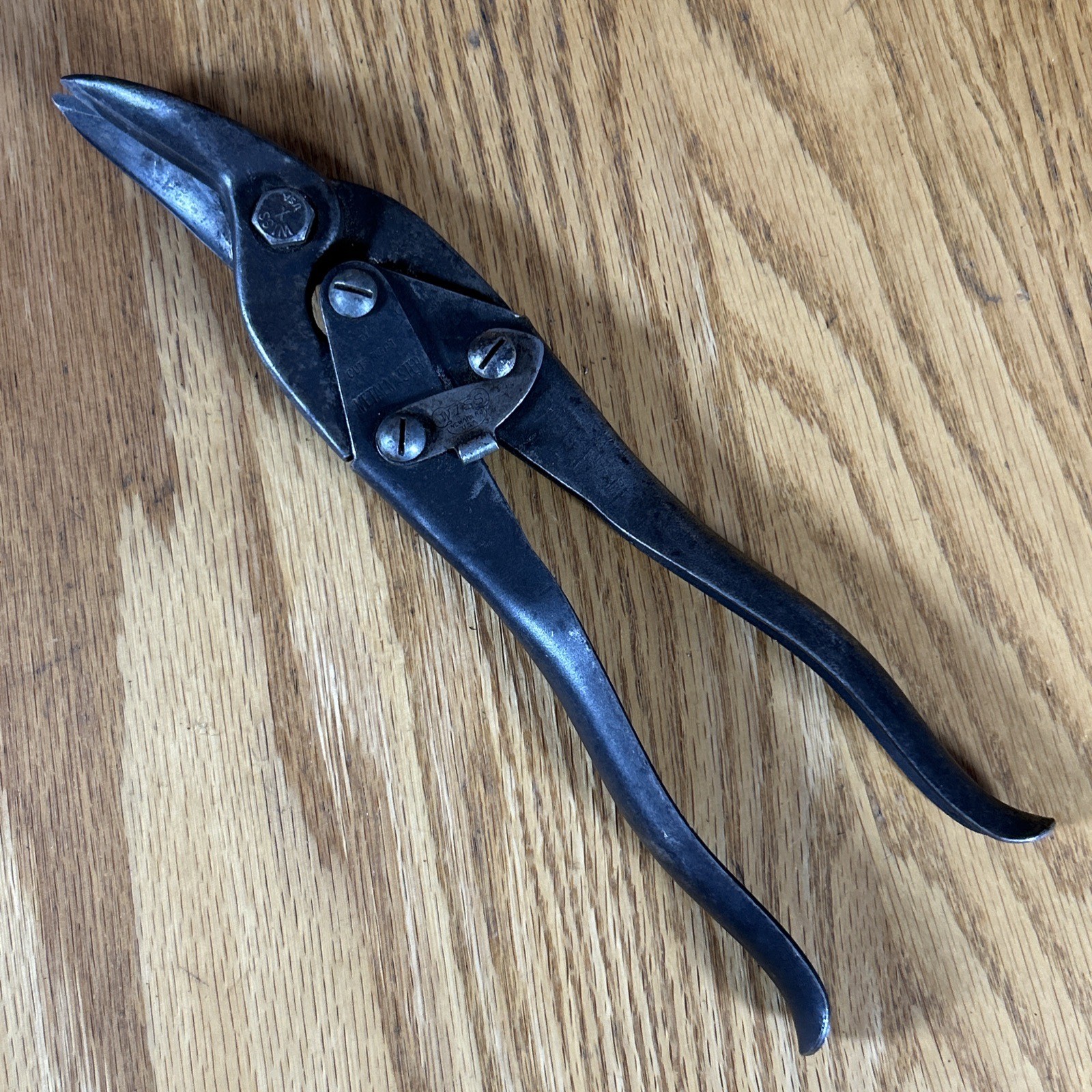Vintage Wiss Tin Snips M2 Metal Master Cuts Right Newark New Jersey