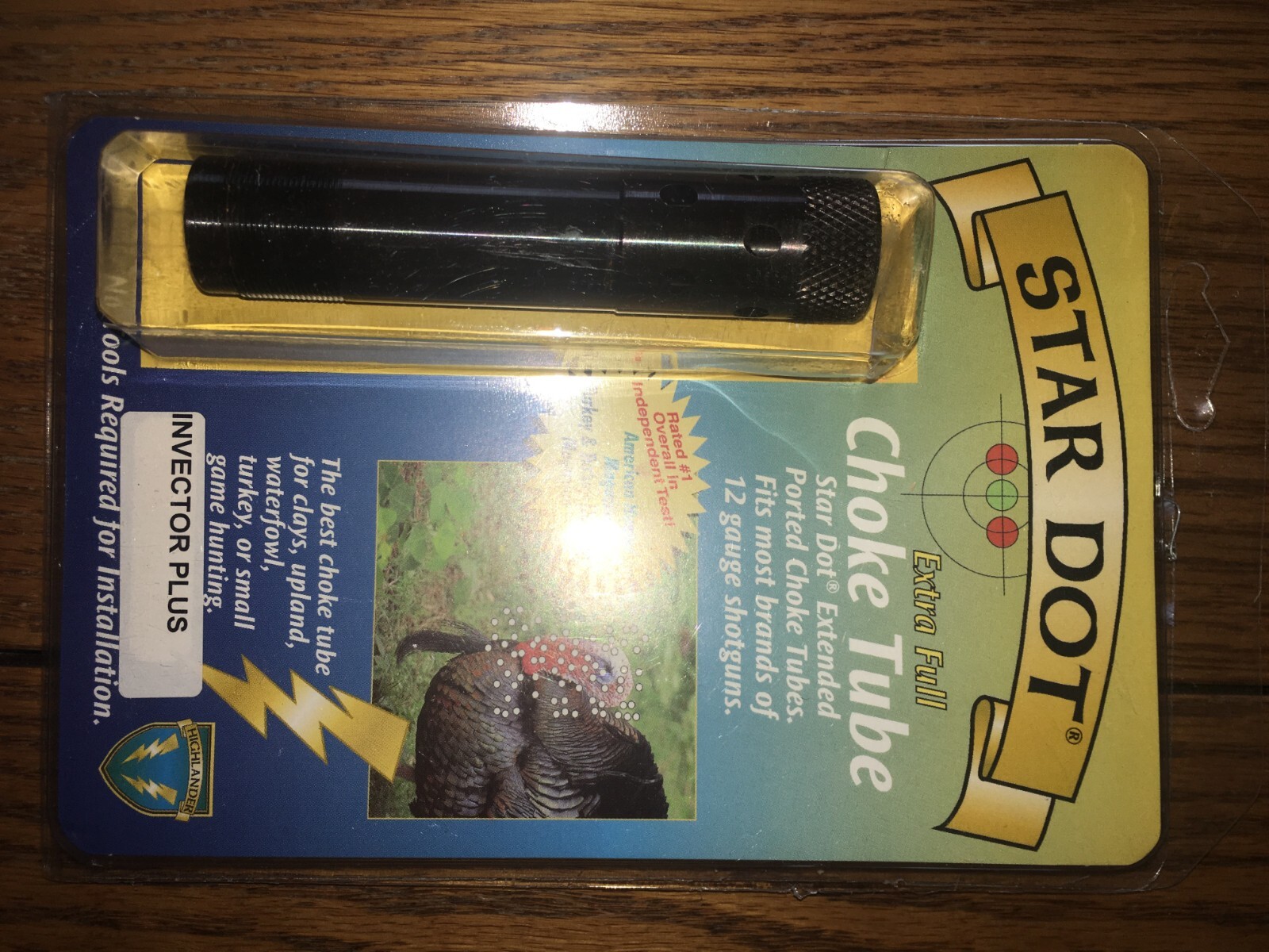 (1)STAR DOT EXTENDED PORTED INVECTOR PLUS EXTRA FULL 12 GA. CHOKE TUBE