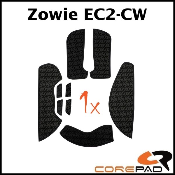 Corepad soft grips black Zowie EC2-CW mouse grip tapes sticker self-adhesive