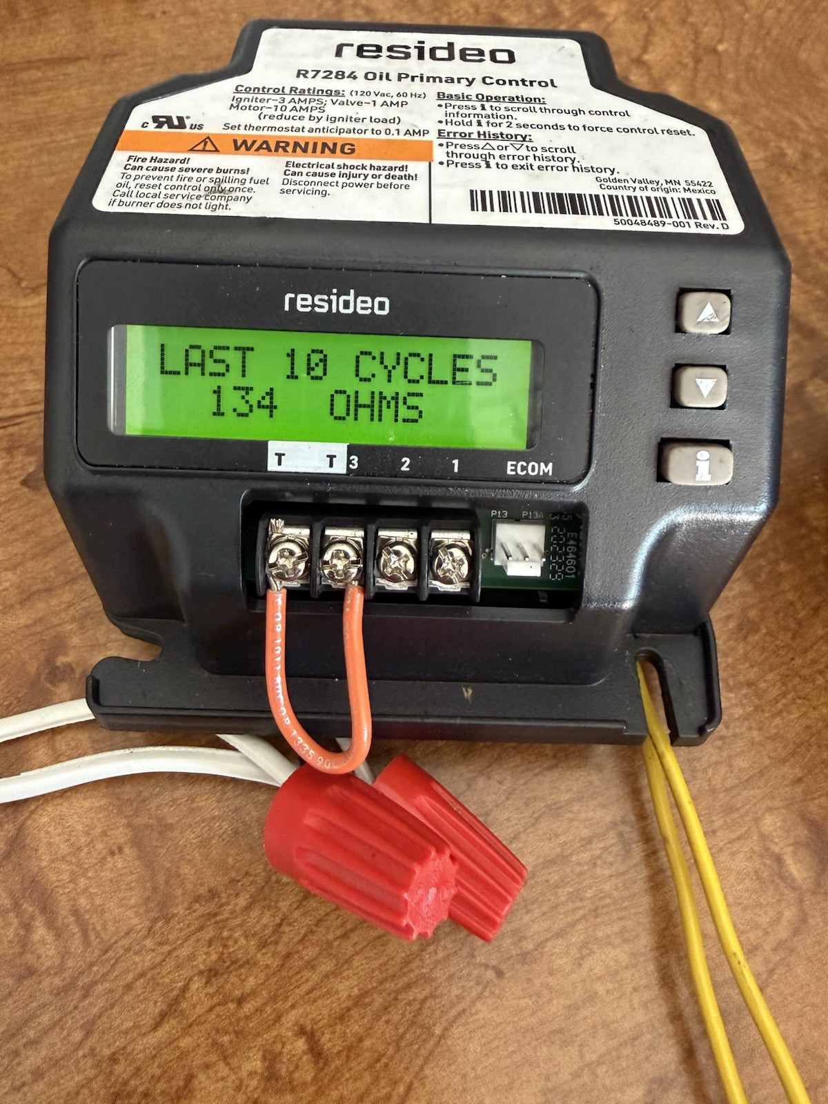 1-(used) R7284 Oil Primary Control