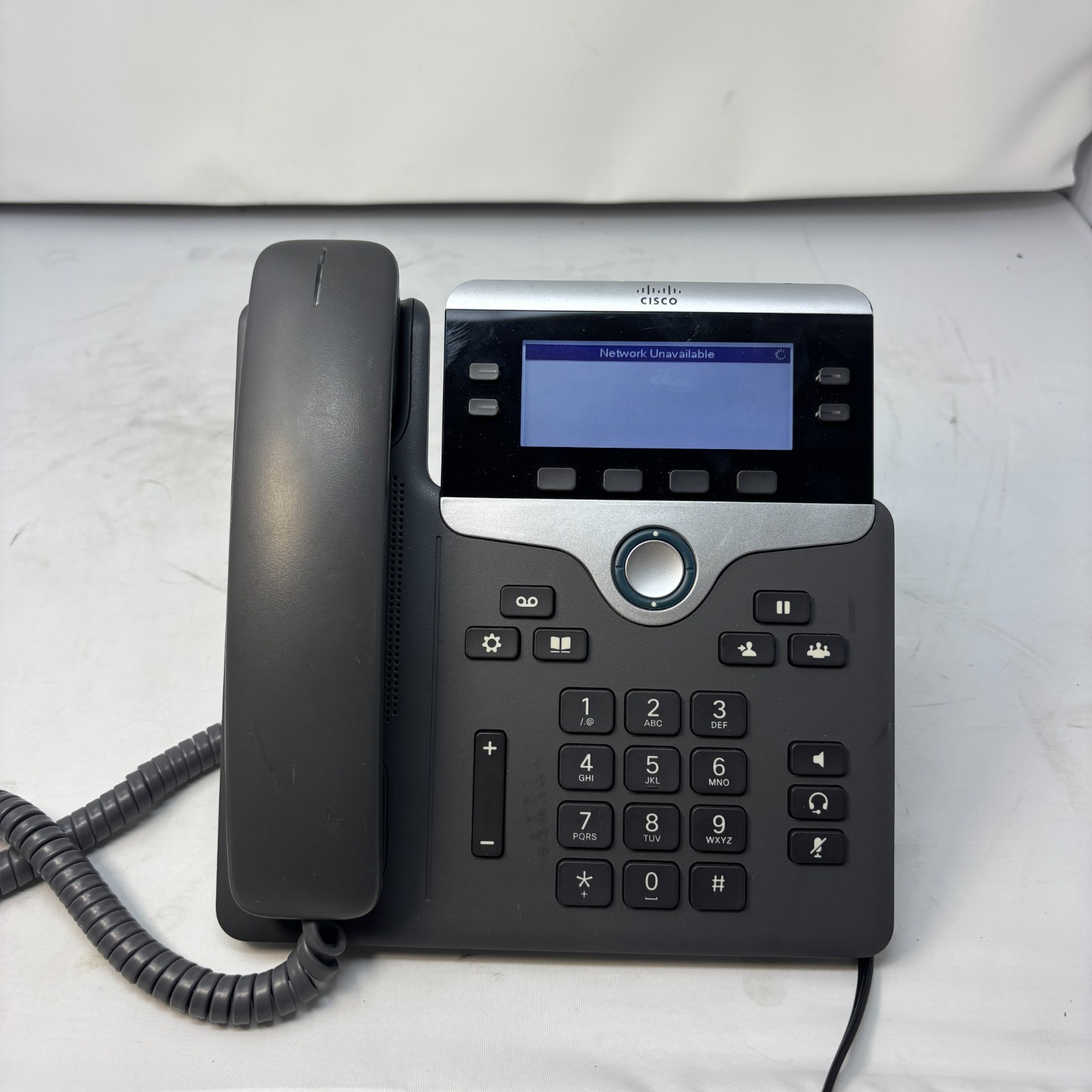 Cisco 7841 (CP-7841-K9) 4 Lines Gigabit IP Phone Dark Gray lightly used