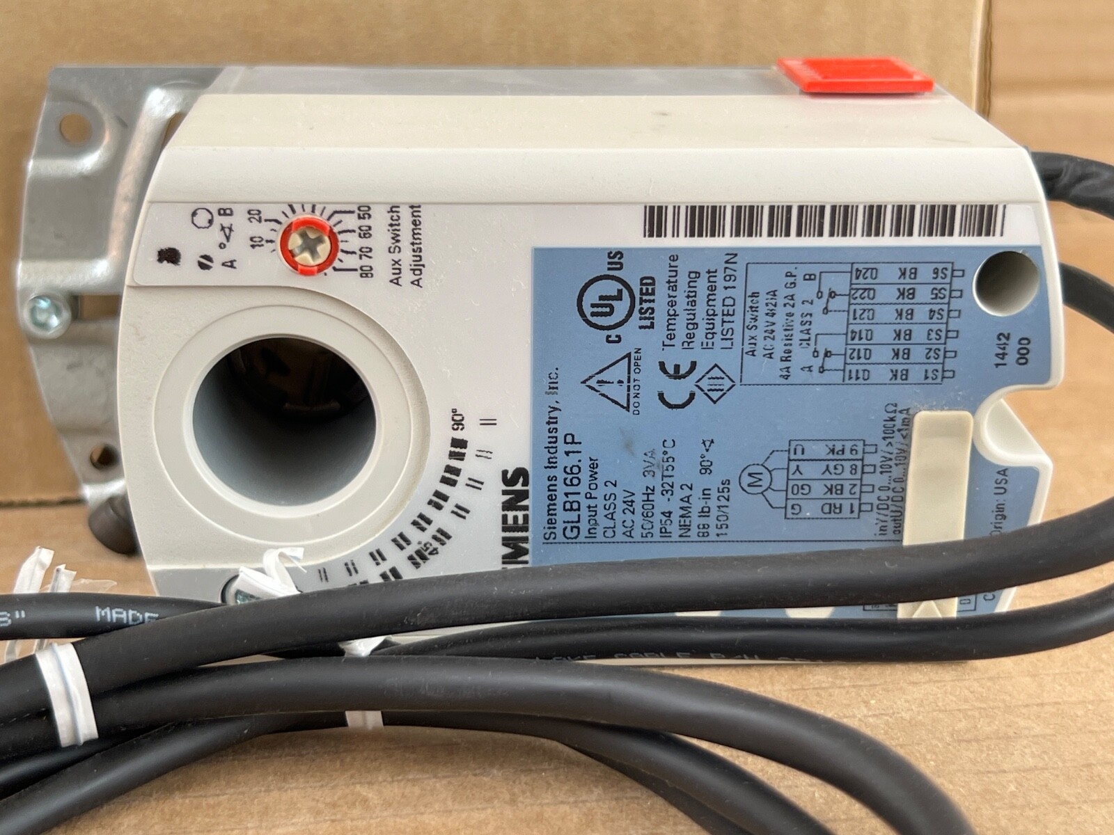 Siemens GLB166.1P OpenAir Actuator