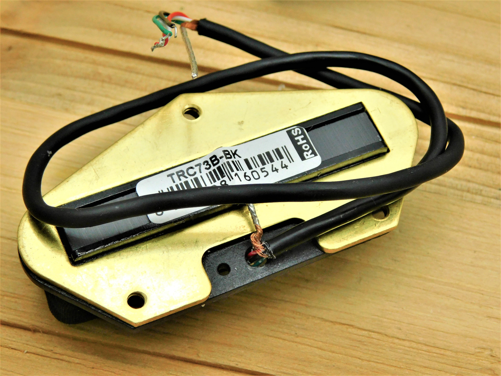 Artec Ceramic Rail Bridge Humbucker Pickup for Tele Electric Guitar Black Rails