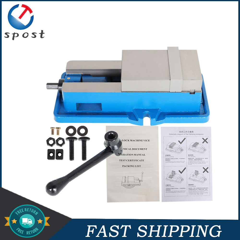 4 Inch Vise Lockdown CNC Milling Machine Vise Clamping Vice Plier Milling