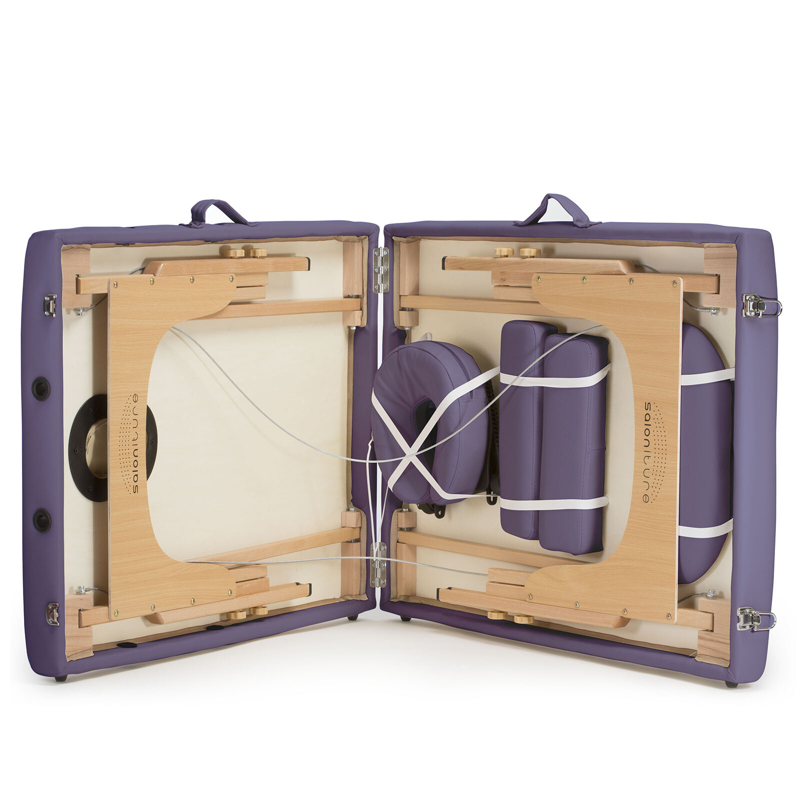 Lavender Portable Massage Table with Carrying Case