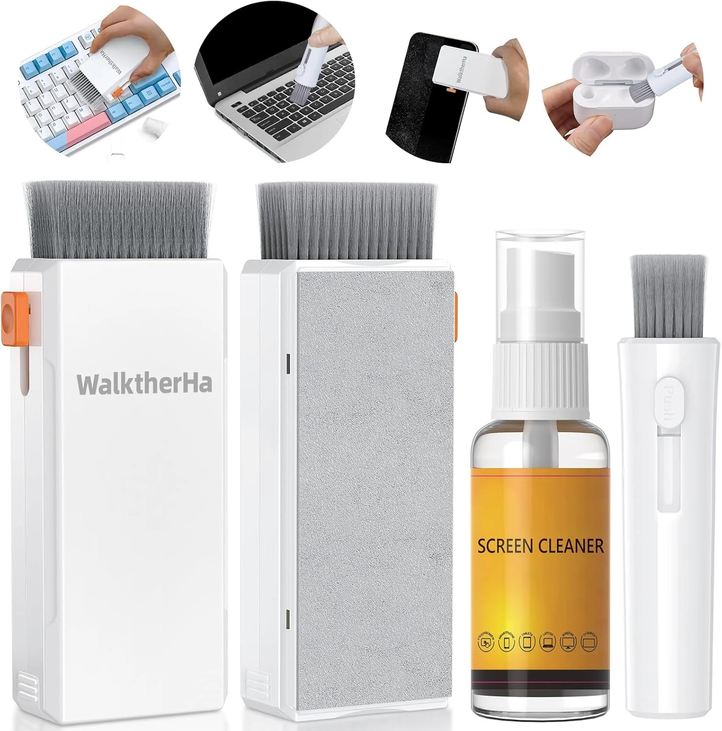 Keyboard Cleaner Laptop Cleaning Kit, All in One Keyboard Cleaning Kit with Car