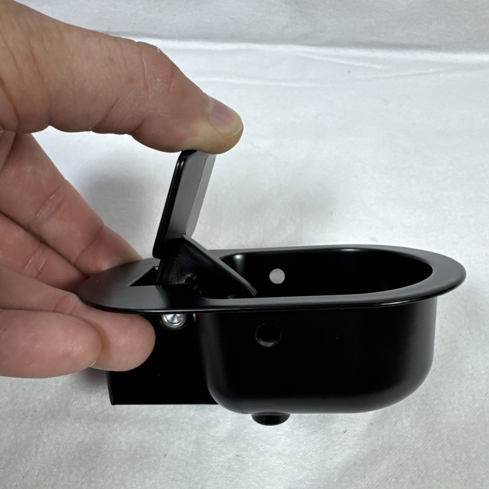 Recliner Handle Pull Sopito Universal All-Metal with Retaining Clip Black