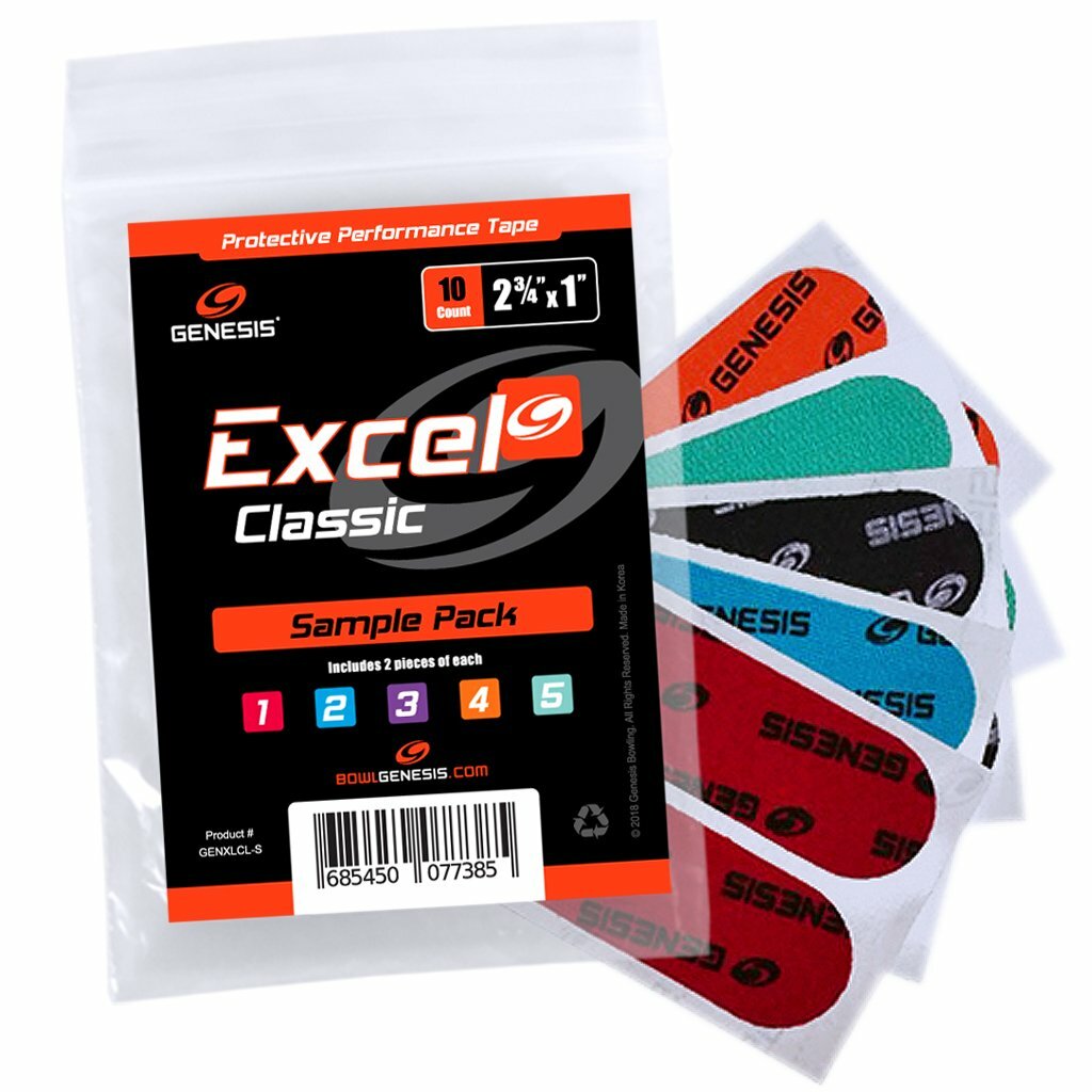 Genesis Excel Classic Performance Tape Sample Pack, 10 pcs