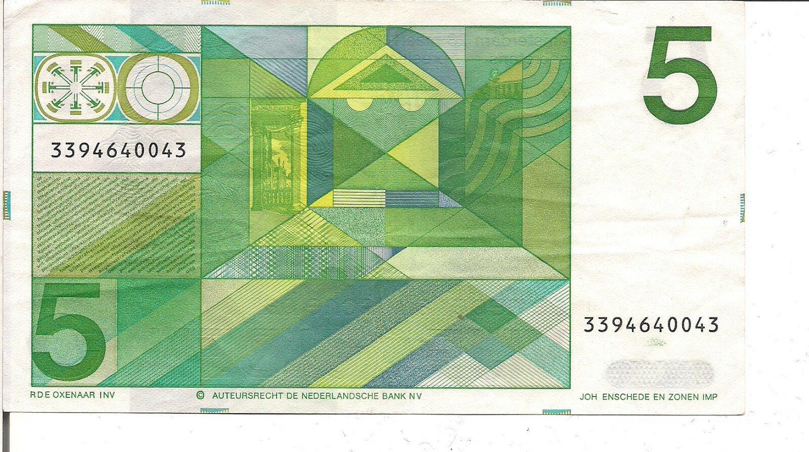NETHERLANDS, 5 GULDEN, P#95a, 1973